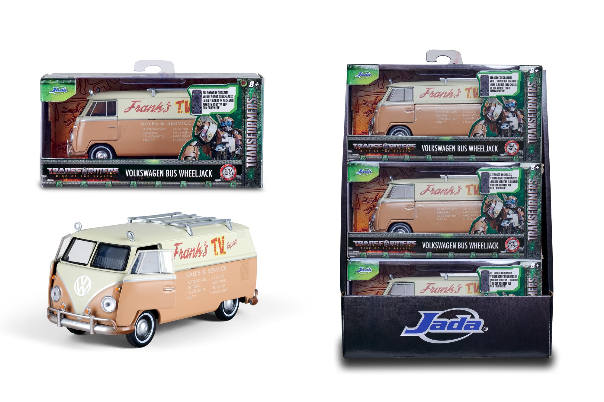 Transformers T7 Wheeljack auto pressofusa 1:32 VW Bus