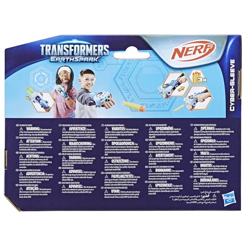 Transformers EarthSpark Cyber-Sleeve blaster con spada