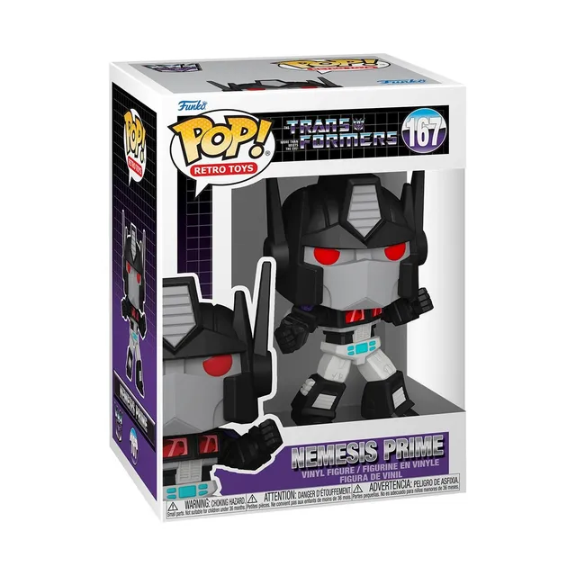 Funko POP Transformers Nemesis Prime vinile 9,5 cm da collezione