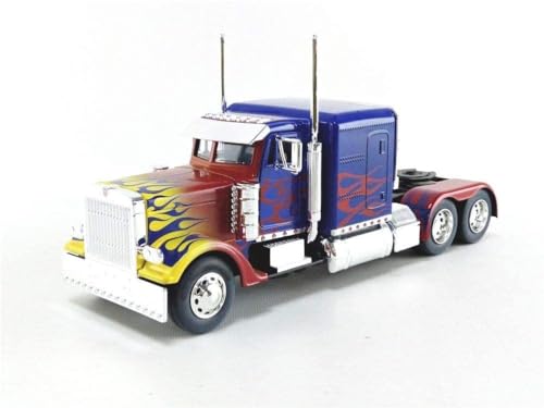 Transformers T1 Optimus Prime auto die-cast 1:24 blu rosso