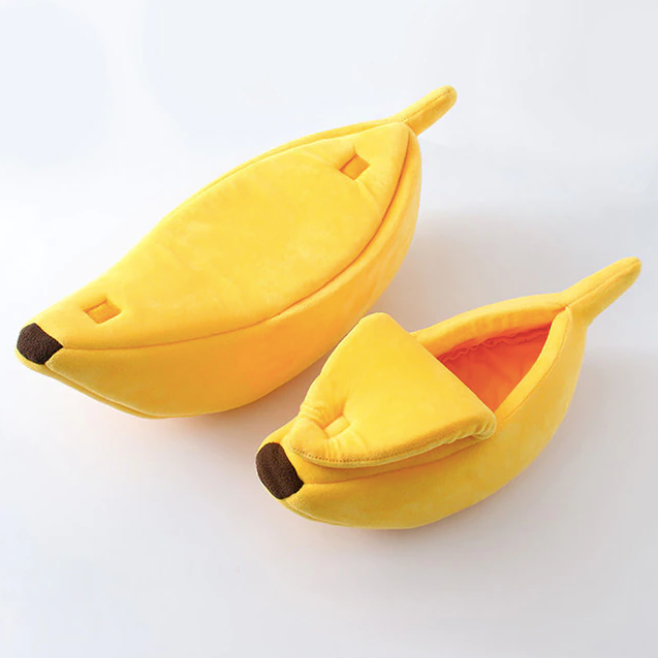 ToyalFriends Pet Beds Banana cuccia gialla M morbida