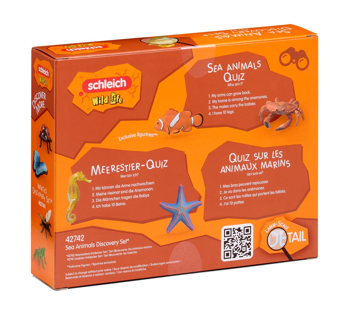 Schleich Wild Life Set Esploratore Action Figure Mare 42742