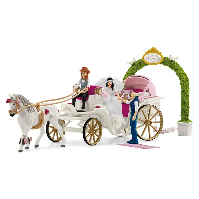 Schleich HORSE CLUB Carrozza Nuziale 42641 playset sposi