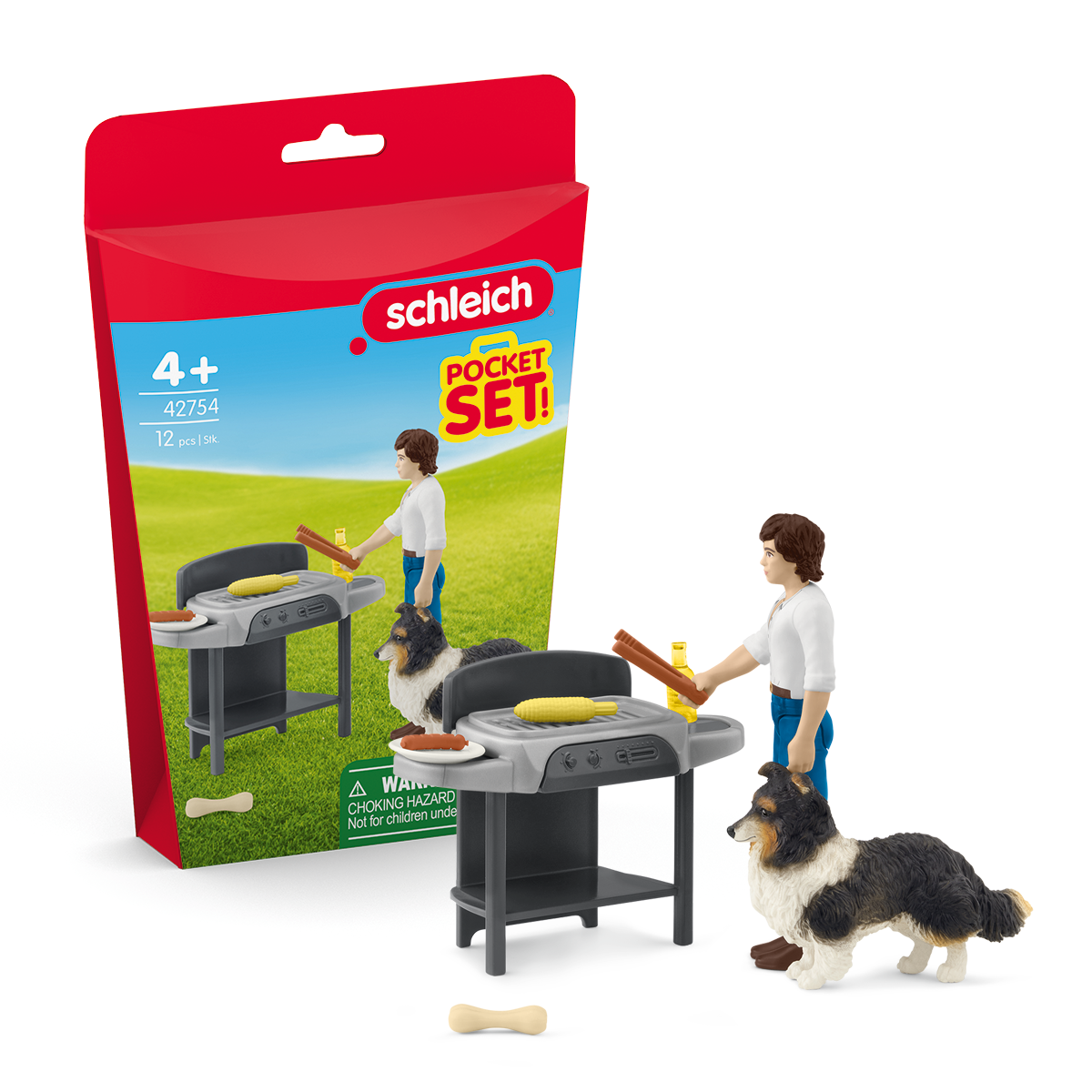 Schleich Horse Club barbecue con Tom playset griglia