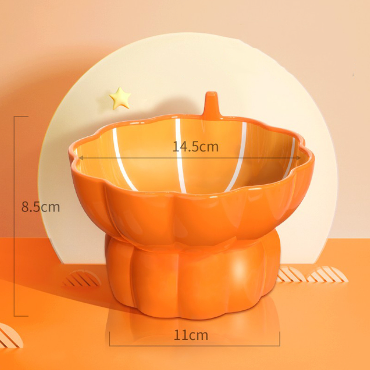 ToyalFriends Pet Beds ciotola ceramica zucca alimenti