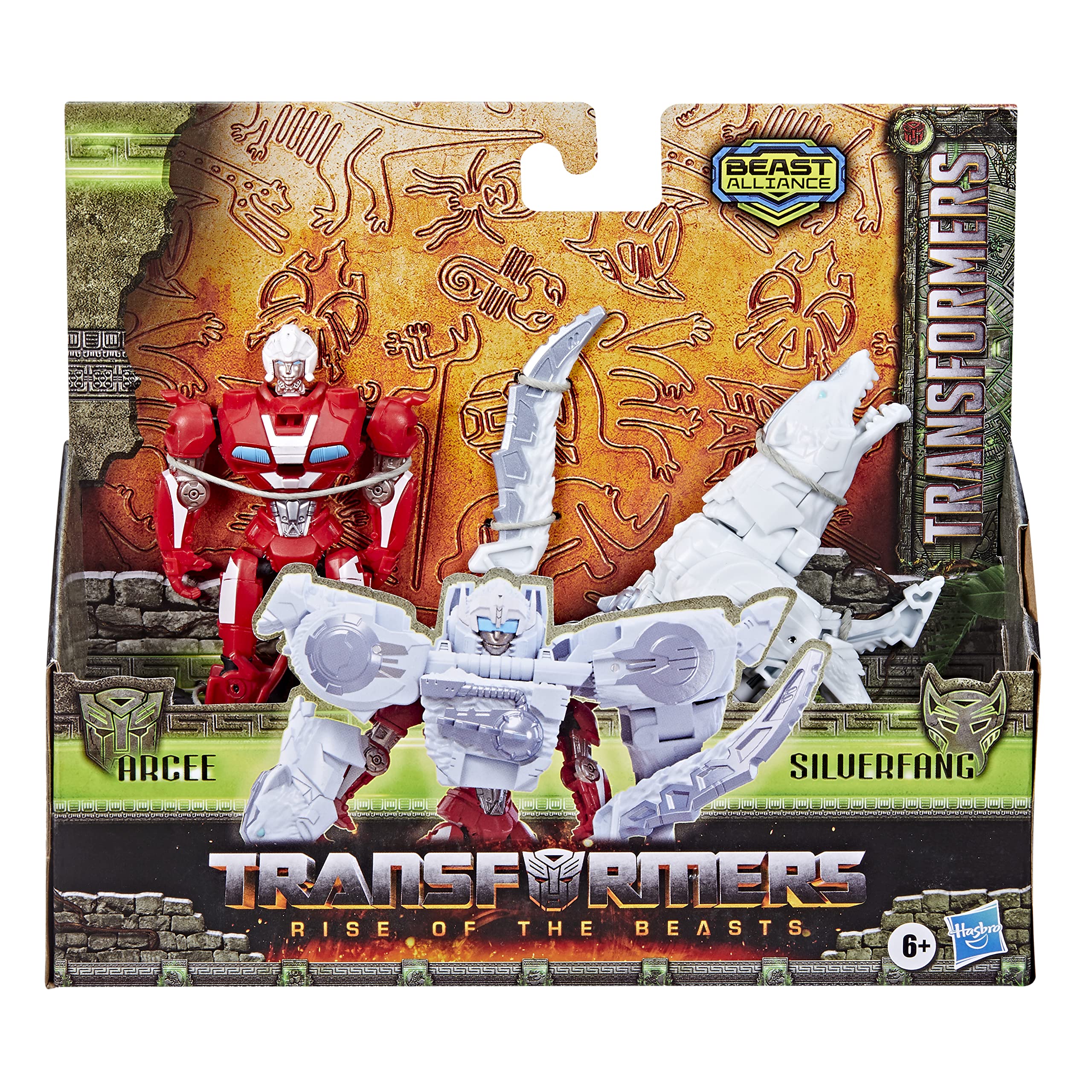 Transformers Rise of the Beasts Arcee action figure moto 12,5 cm pack 2