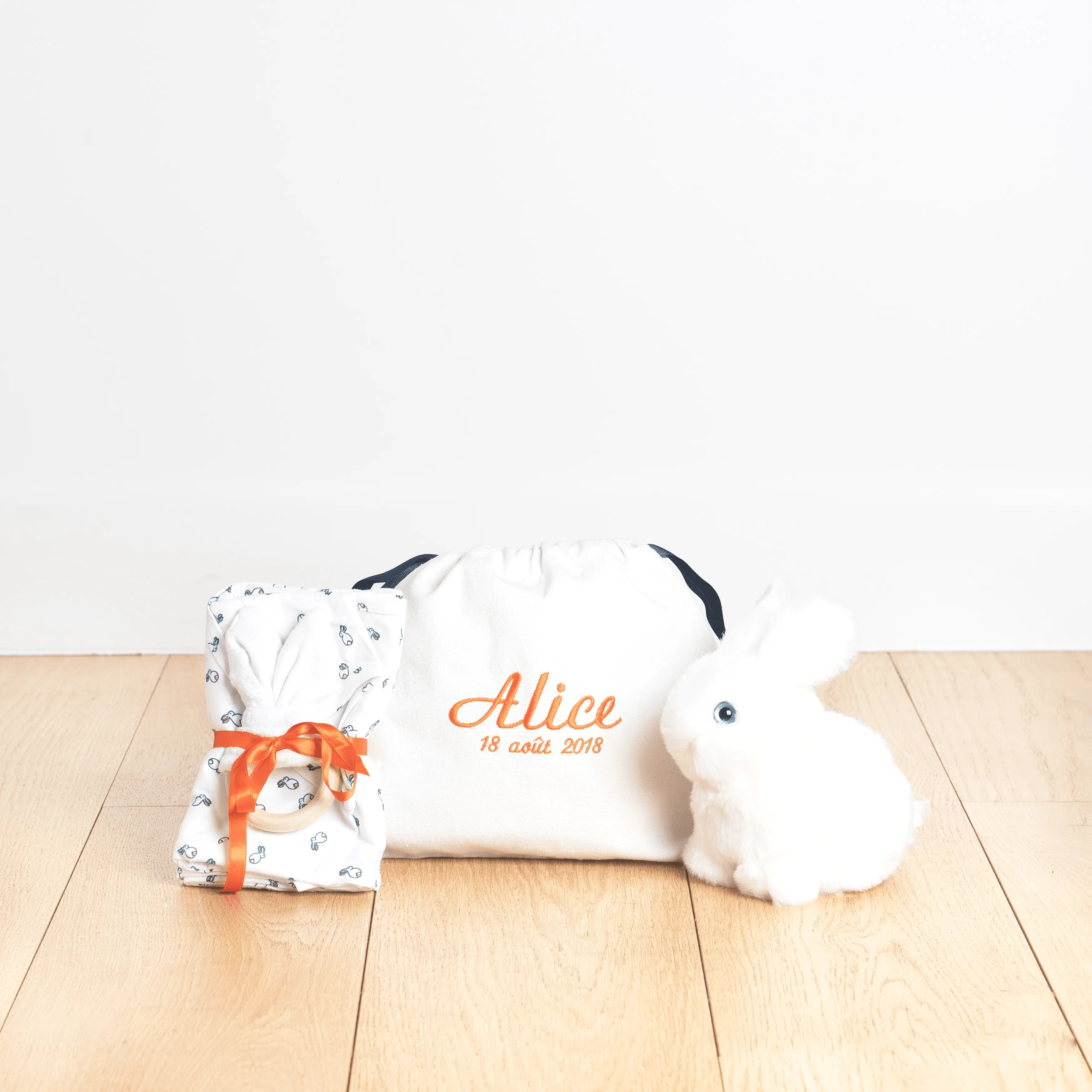 La Pelucherie Birth Kit nascita neonato 3 pezzi cotone