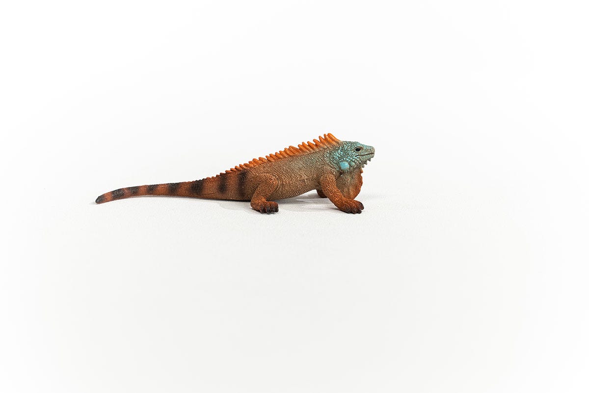 Schleich Wild Life Iguana 14854 Action Figure Rettile Coda Lunga