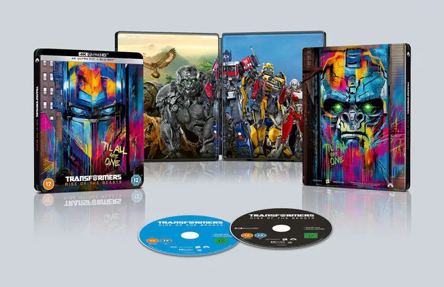 Transformers Rise of the Beasts 4K Steelbook UHD + Blu-ray