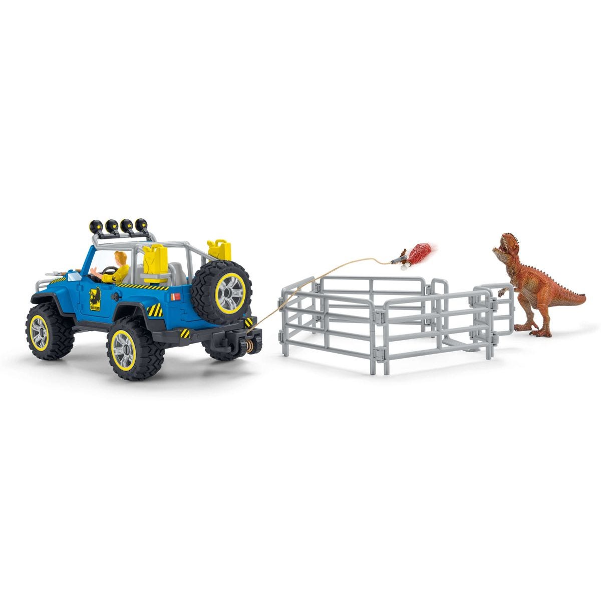 Schleich Dinosaurs Fuoristrada con Avamposto Playset 41464
