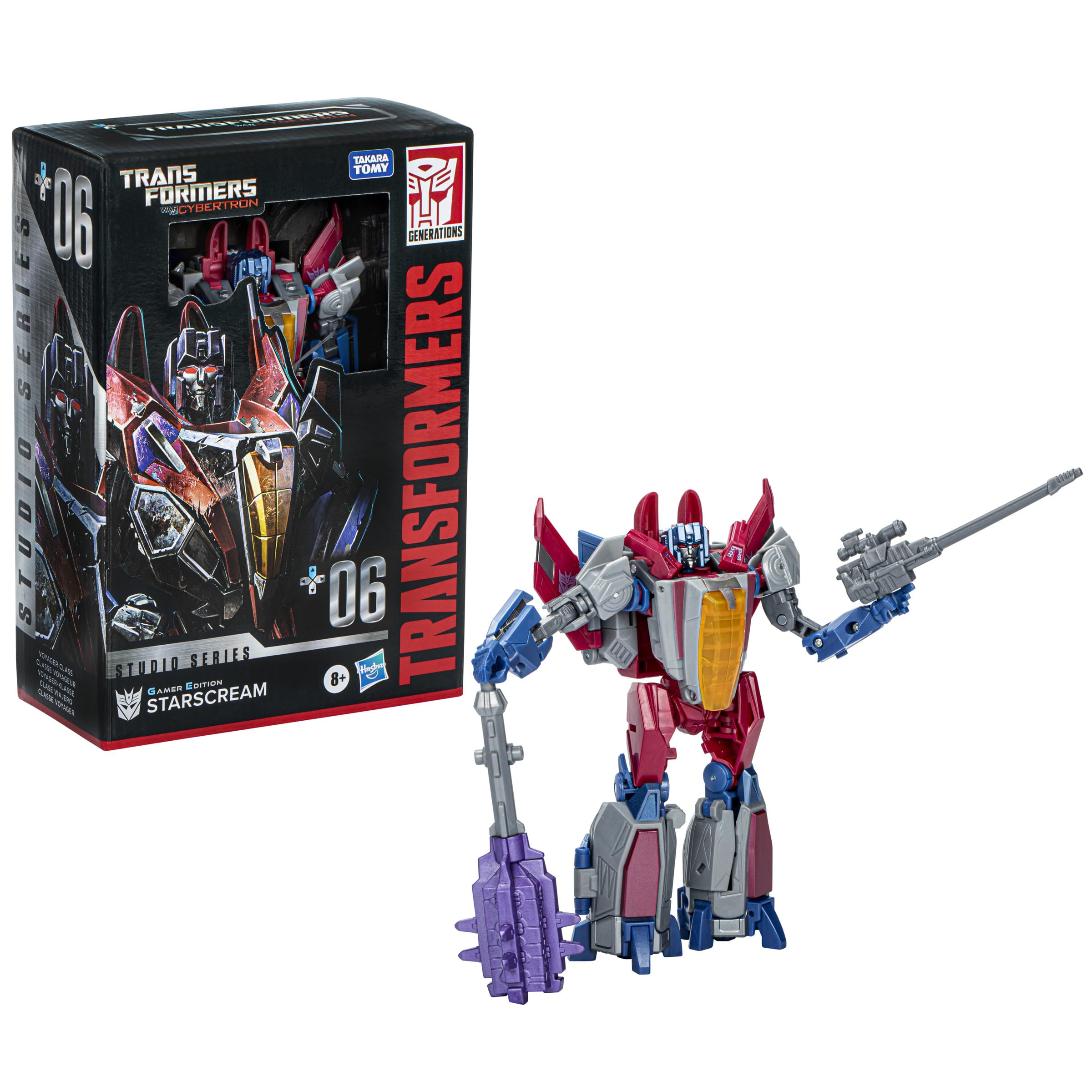 Transformers Studio Series Starscream Gamer 06 action 16,5cm