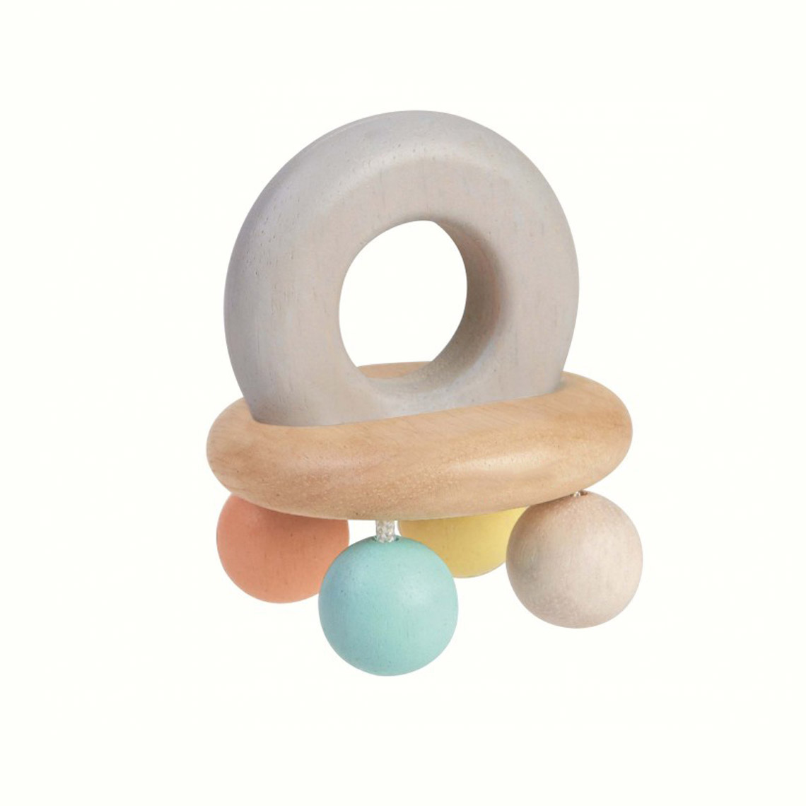 Kreativa Wooden Rattles Rattle Bell sonaglio legno campanella
