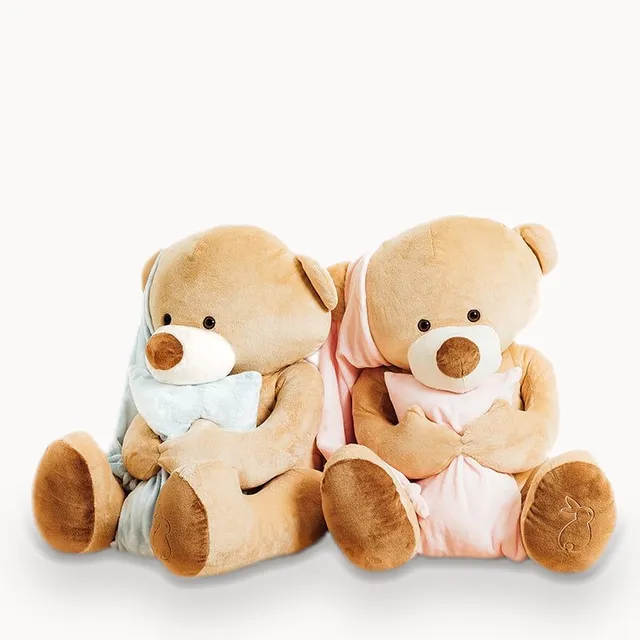 La Pelucherie Bears Orso Dodo peluche beige 60cm rosa
