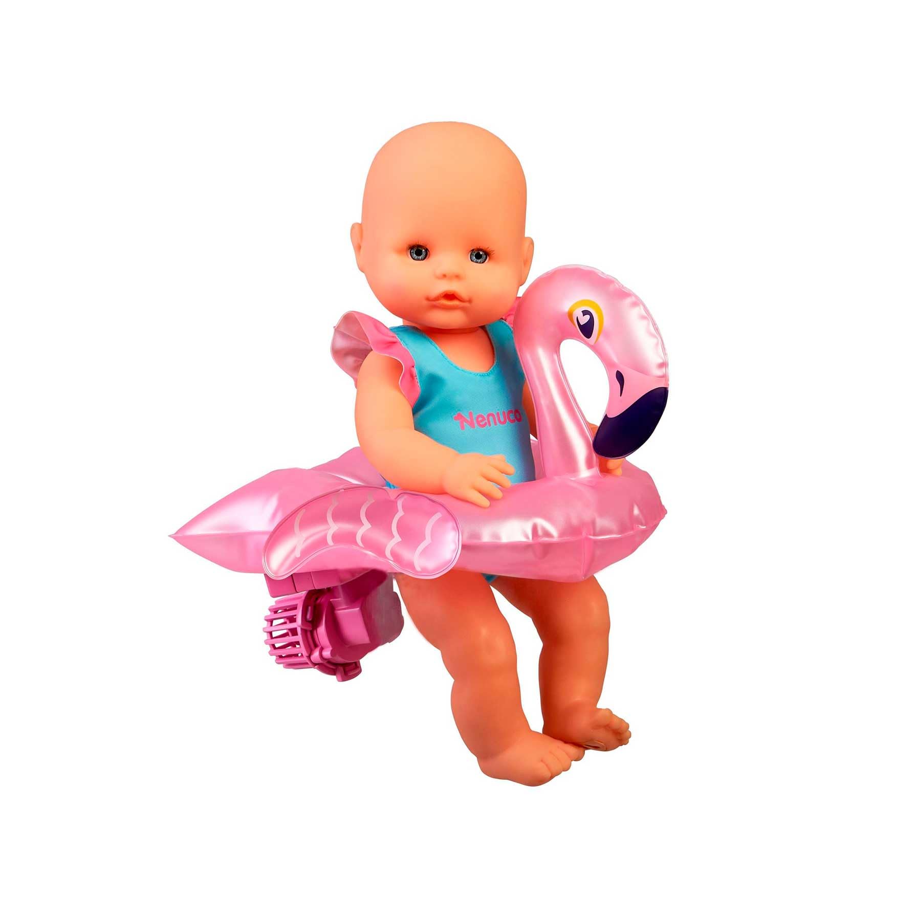 Nenuco È Ora di Nuotare bambola bagnetto flamingo motore