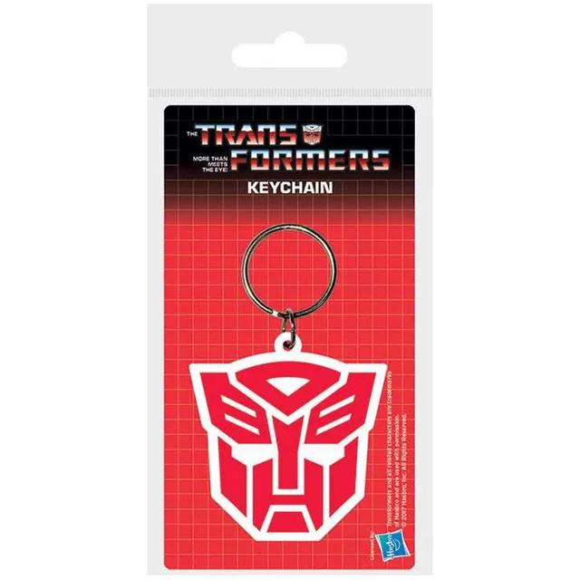 Transformers G1 Autobot Shield portachiavi gomma multicolore 4x6 cm