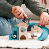 Schleich Farm World Playfun for cats set gatti con scivolo