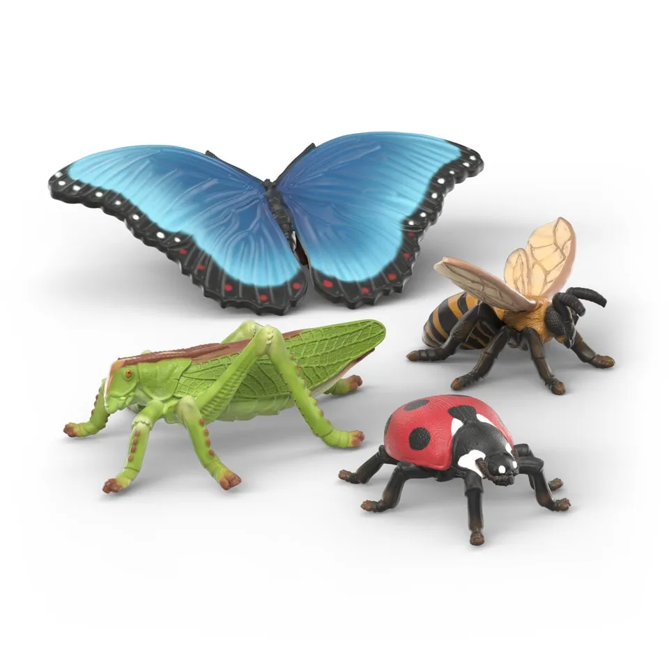Schleich WILD LIFE Set Esploratore Insetti 4 figure