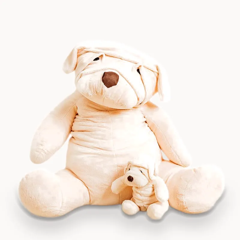 La Pelucherie Dogs Albert peluche cane 28cm personalizzabile