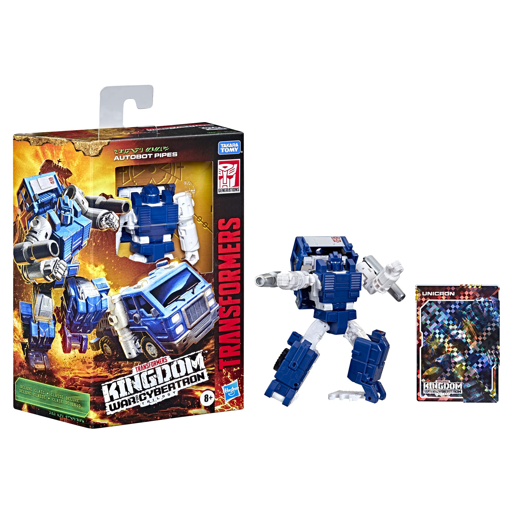 Transformers Kingdom WFC-K32 Pipes action figure 14 cm