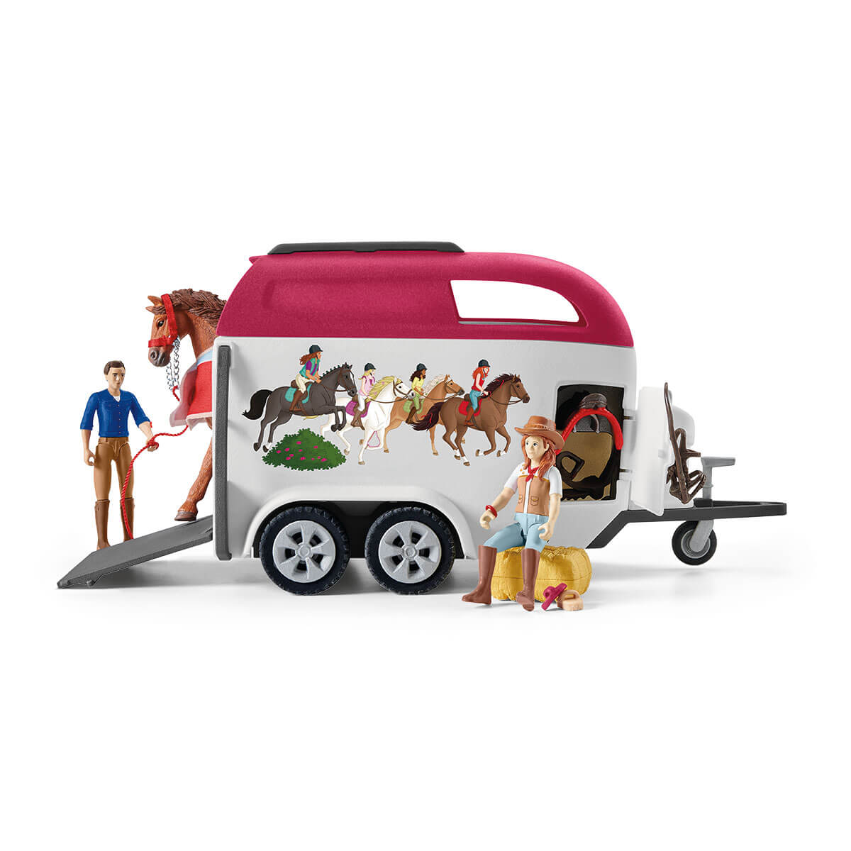 Schleich Horse Club Avventura auto rimorchio cavalli 42535 playset