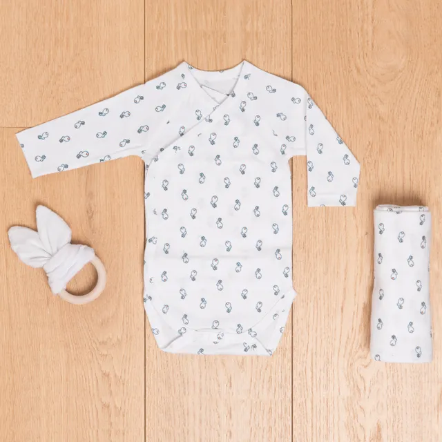 La Pelucherie Birth Kit nascita neonato 3 pezzi cotone