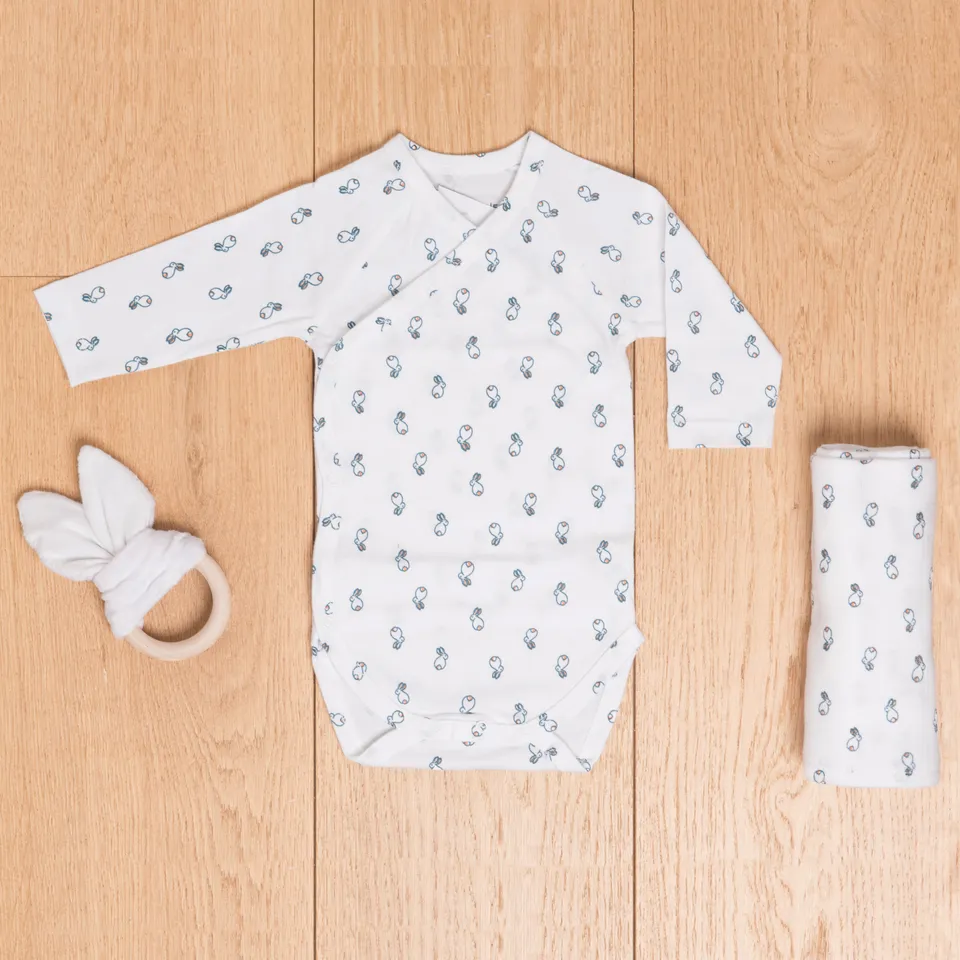 La Pelucherie Birth Kit nascita neonato 3 pezzi cotone