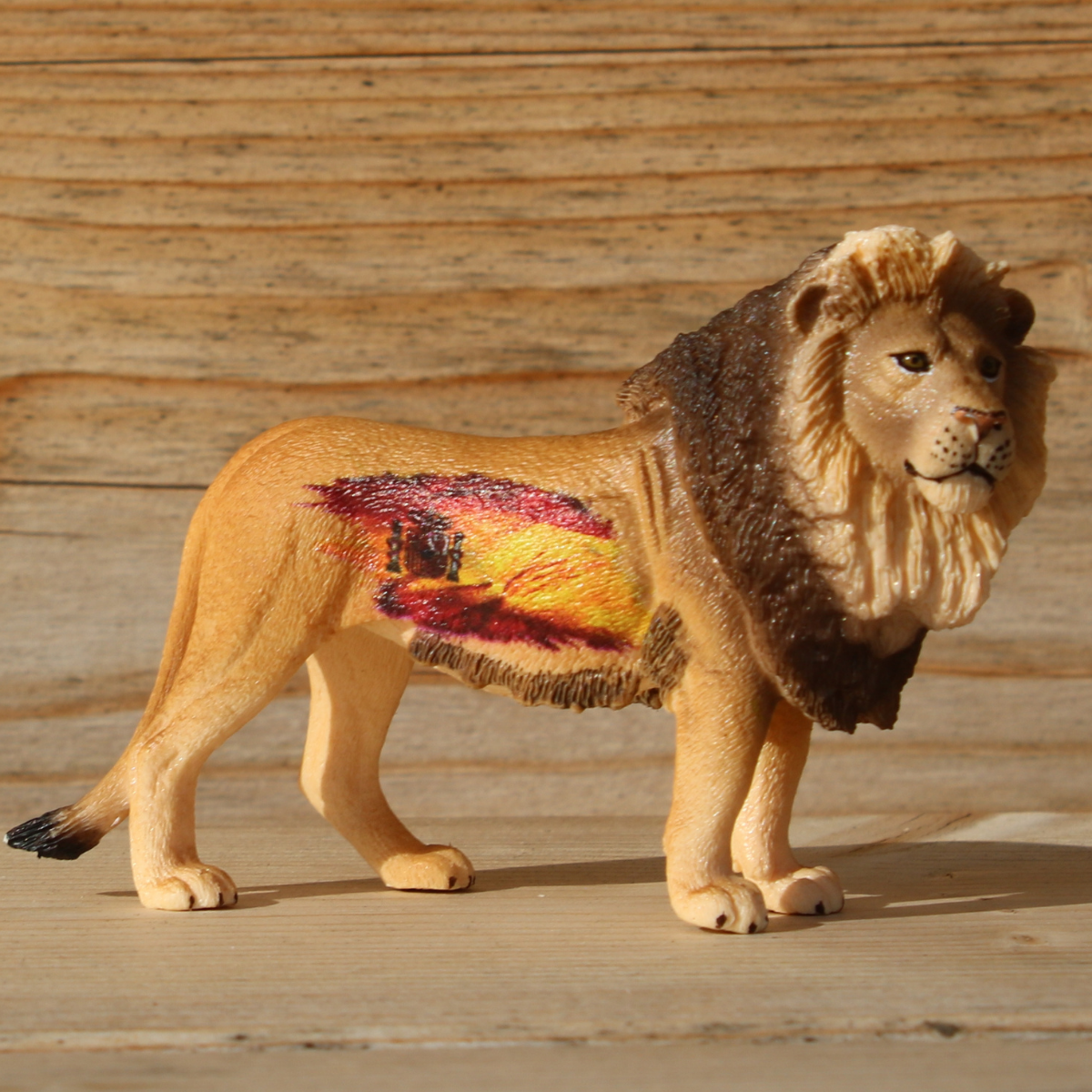 Schleich WILD LIFE Leone Spagna action figure rosso giallo