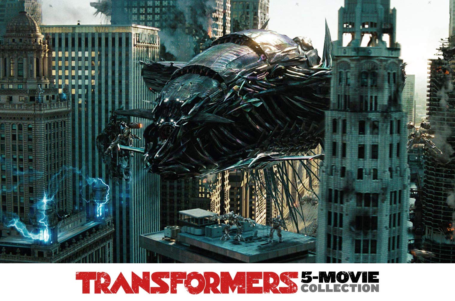 Transformers 1-5 Collection film saga completa cofanetto
