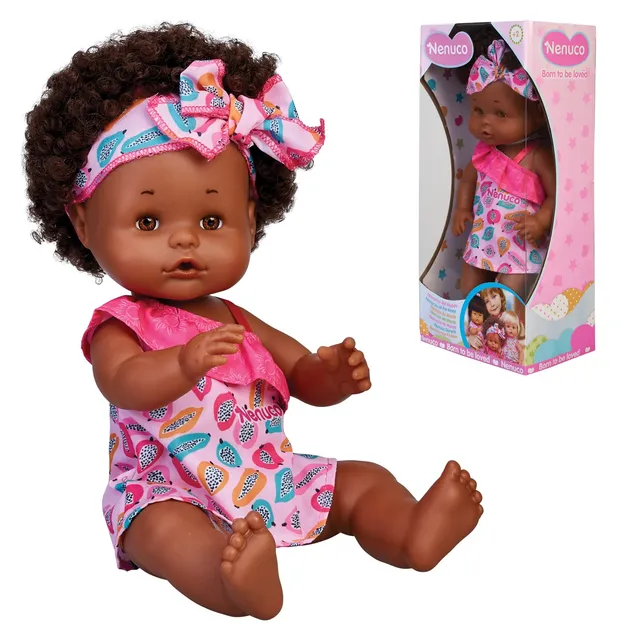 Nenuco World Dolls bambola origine africana 35 cm vestito