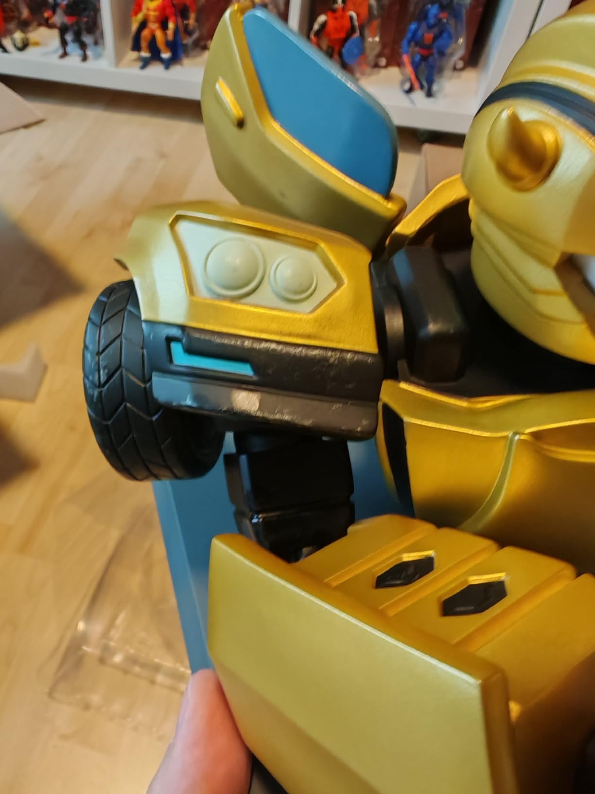 Transformers Bumblebee Emcee statua vinile 20 cm Quiccs oro
