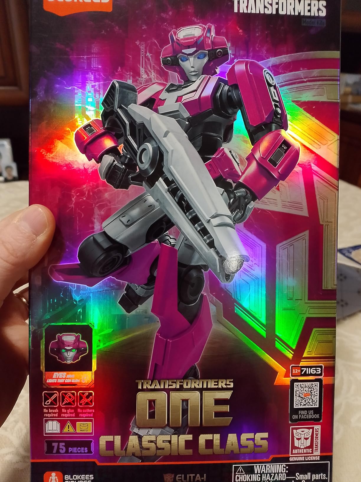 Blokees Transformers Classic Class 13 Elita-1 model kit 75 pezzi