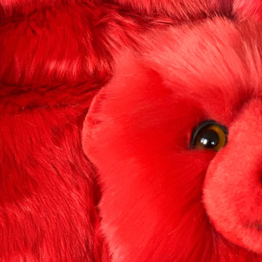 La Pelucherie Red Jules Bear orsacchiotto Small 35cm rosso