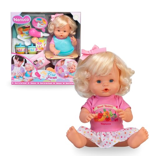 Nenuco Prima Pappa bambola 35cm bionda con accessori