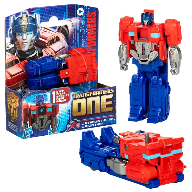 Transformers One Cog Changer Optimus Prime action figure camion 10 cm