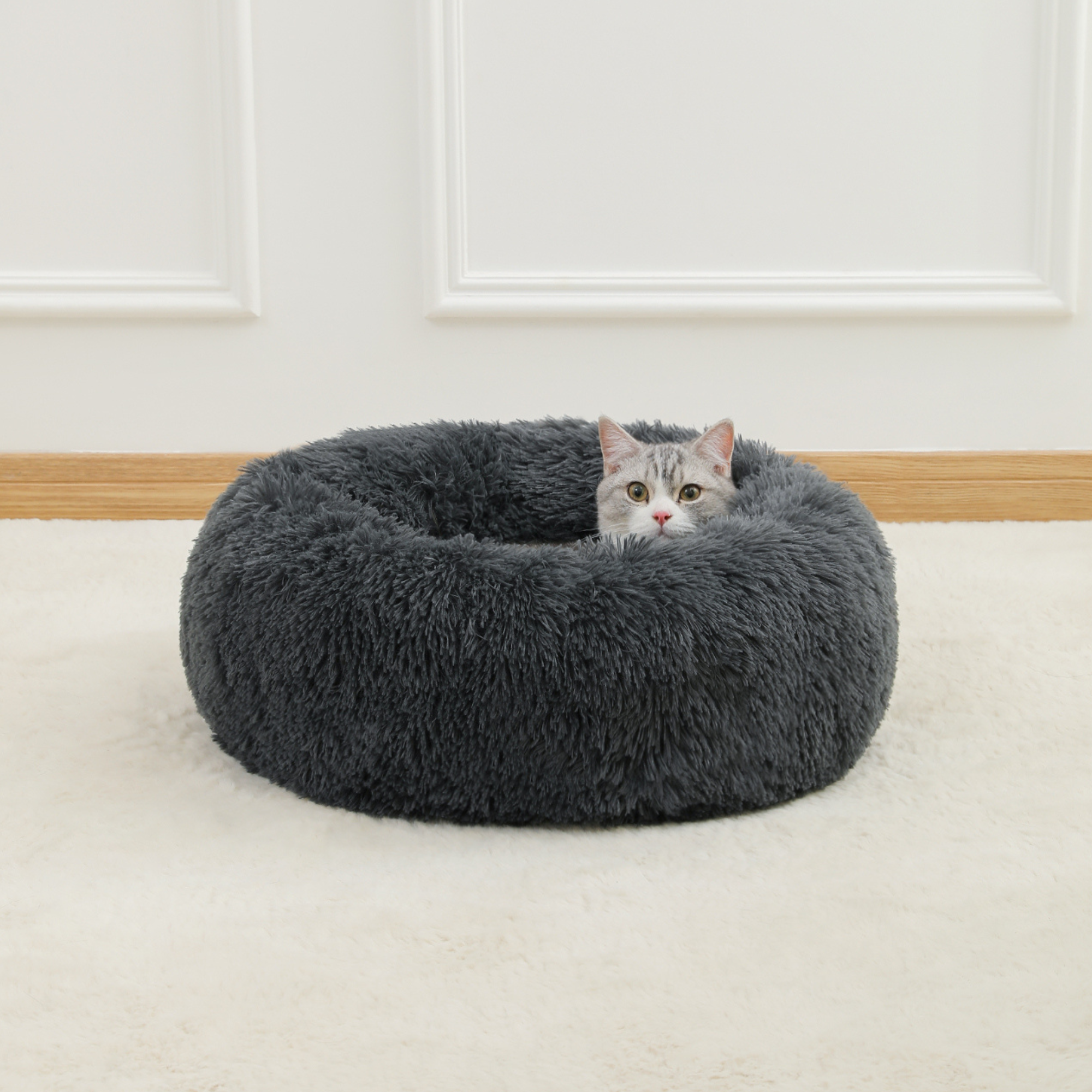 ToyalFriends Pet Beds Rotondo cuscino grigio S 50cm