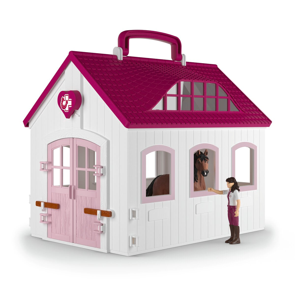 Schleich Horse Club Clinica per cavalli playset 42787 stallone
