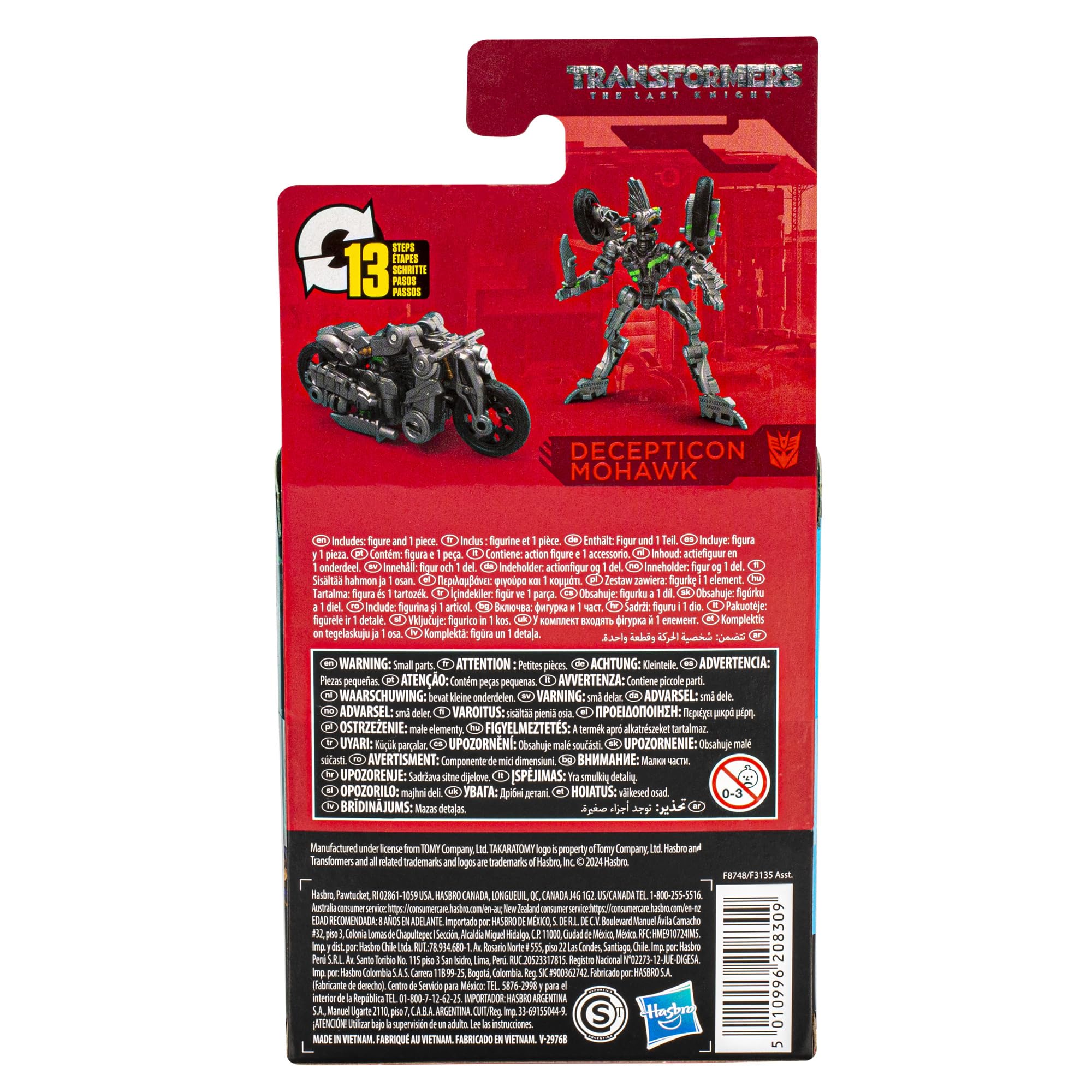 Transformers Studio Series Core Mohawk action figure 8,5 cm moto