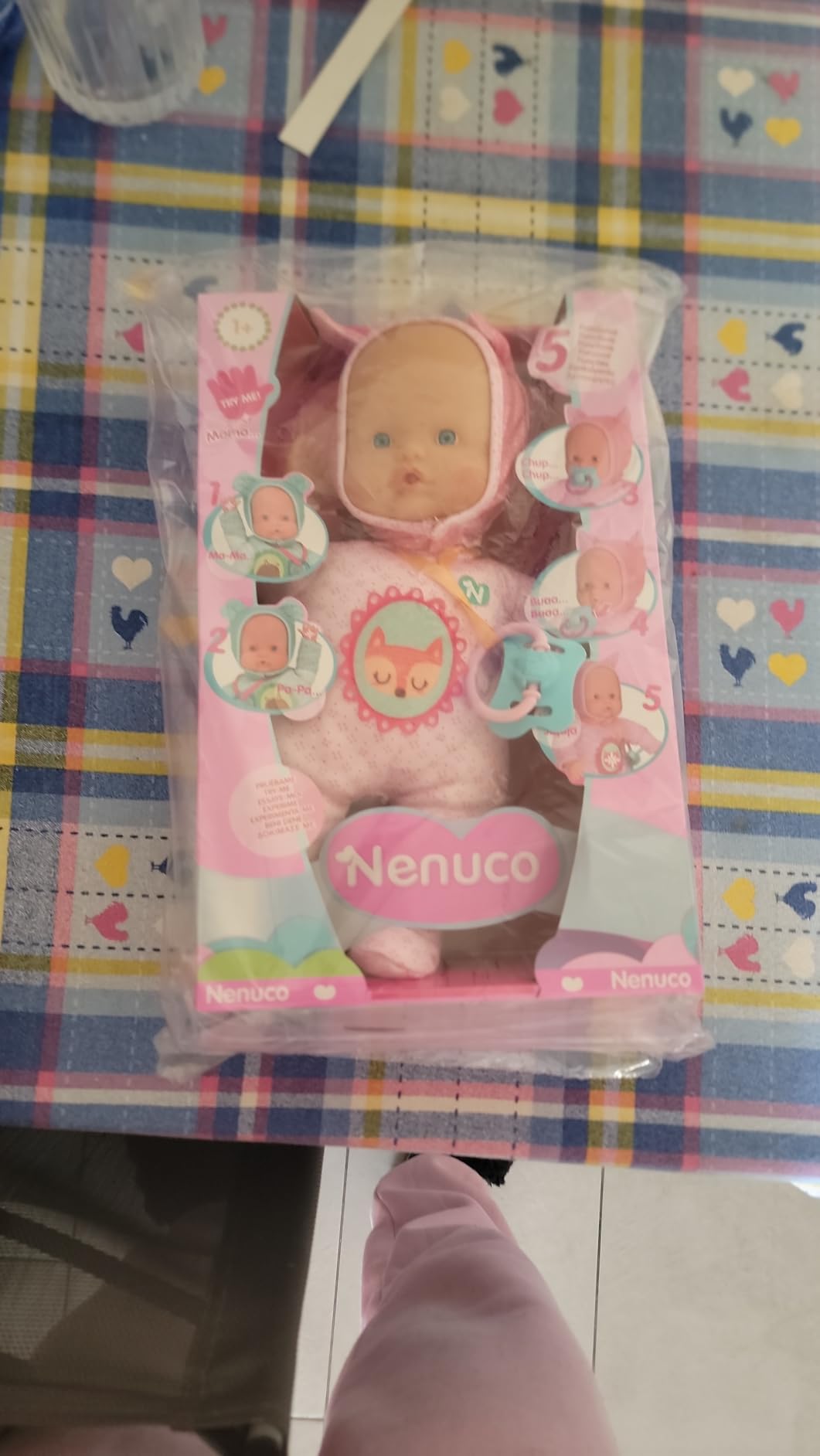 Nenuco Blandito 5 Funzioni Bambola Rosa 30 cm con Suoni