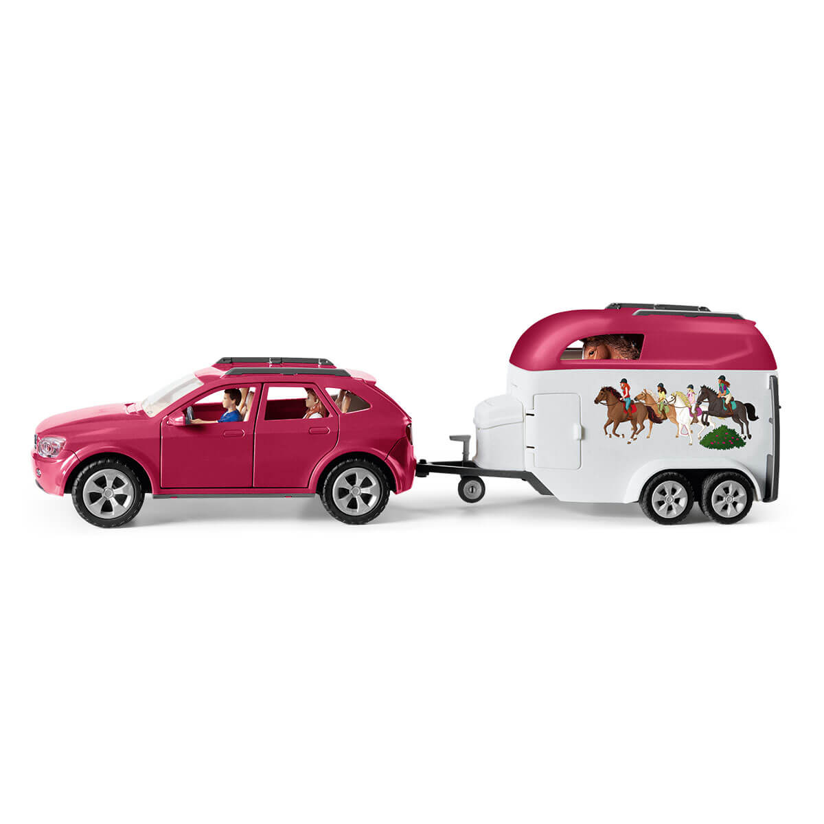 Schleich Horse Club Avventura auto rimorchio cavalli 42535 playset