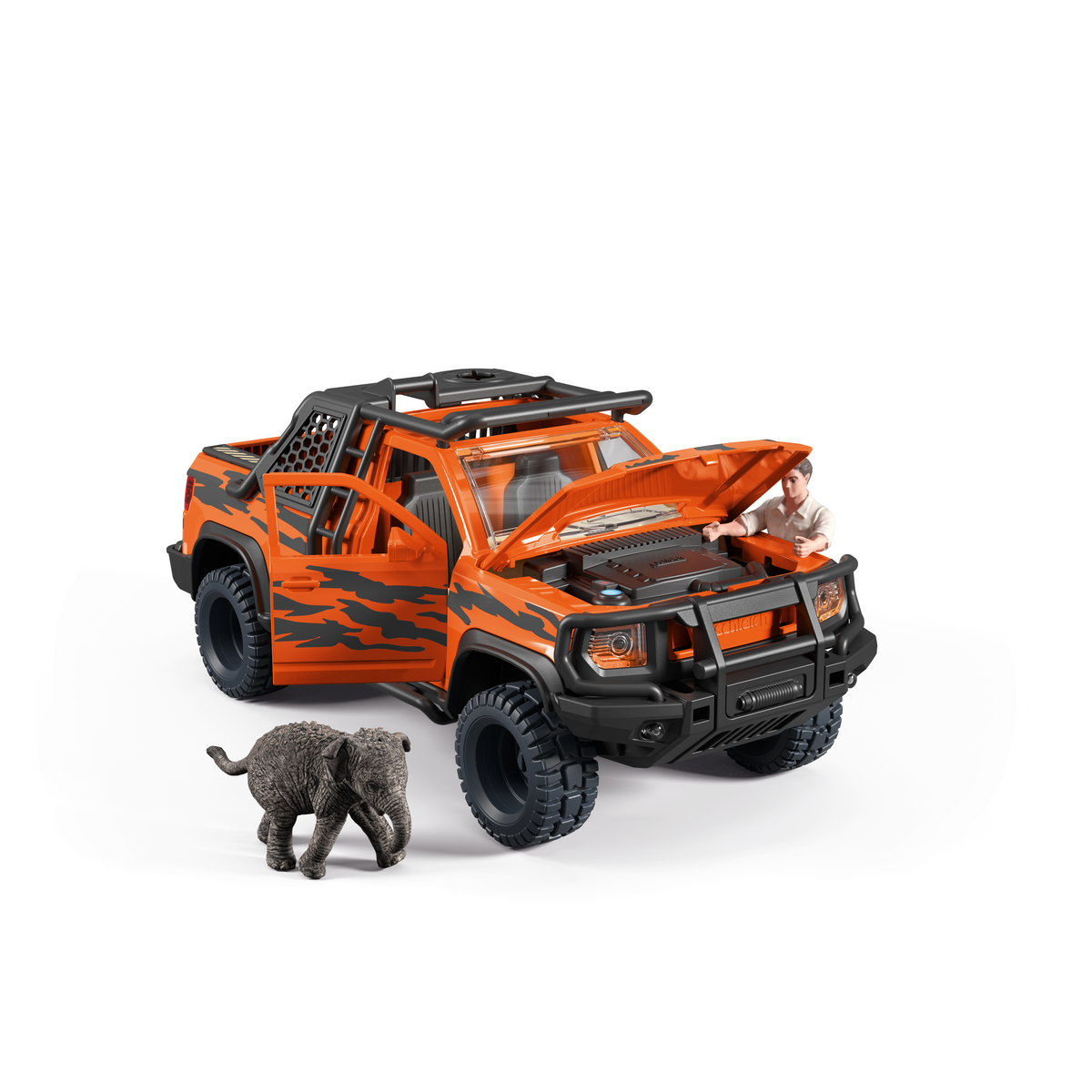 Schleich Wild Life Avventura Giungla 42720 Playset Jeep