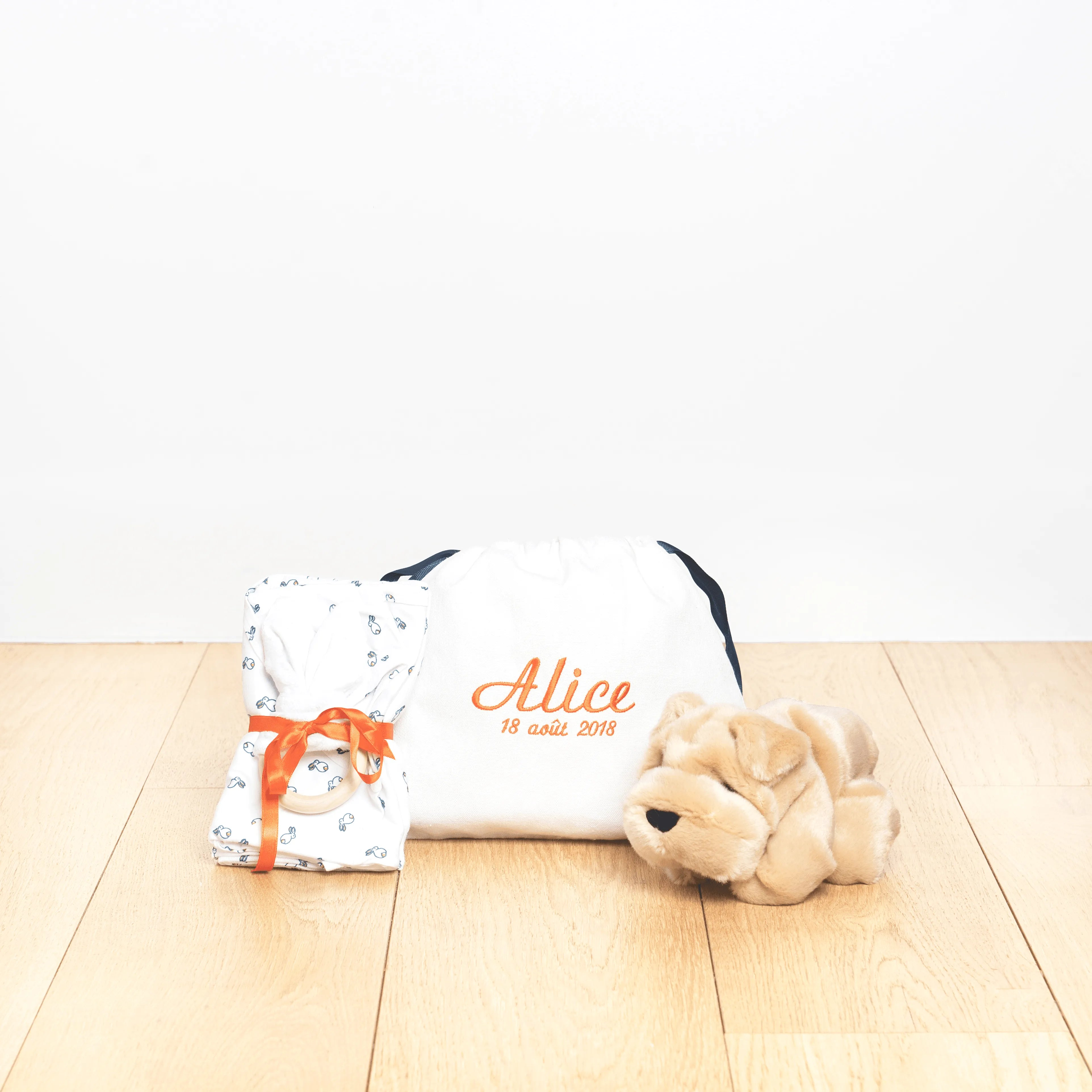 La Pelucherie Birth Kit nascita neonato 3 pezzi cotone