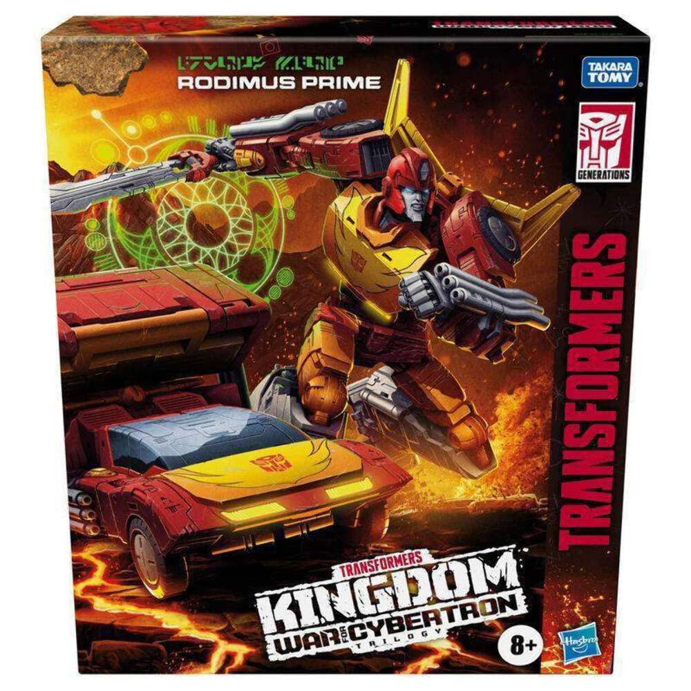 Transformers Kingdom Rodimus Prime action figure Commander 19 cm