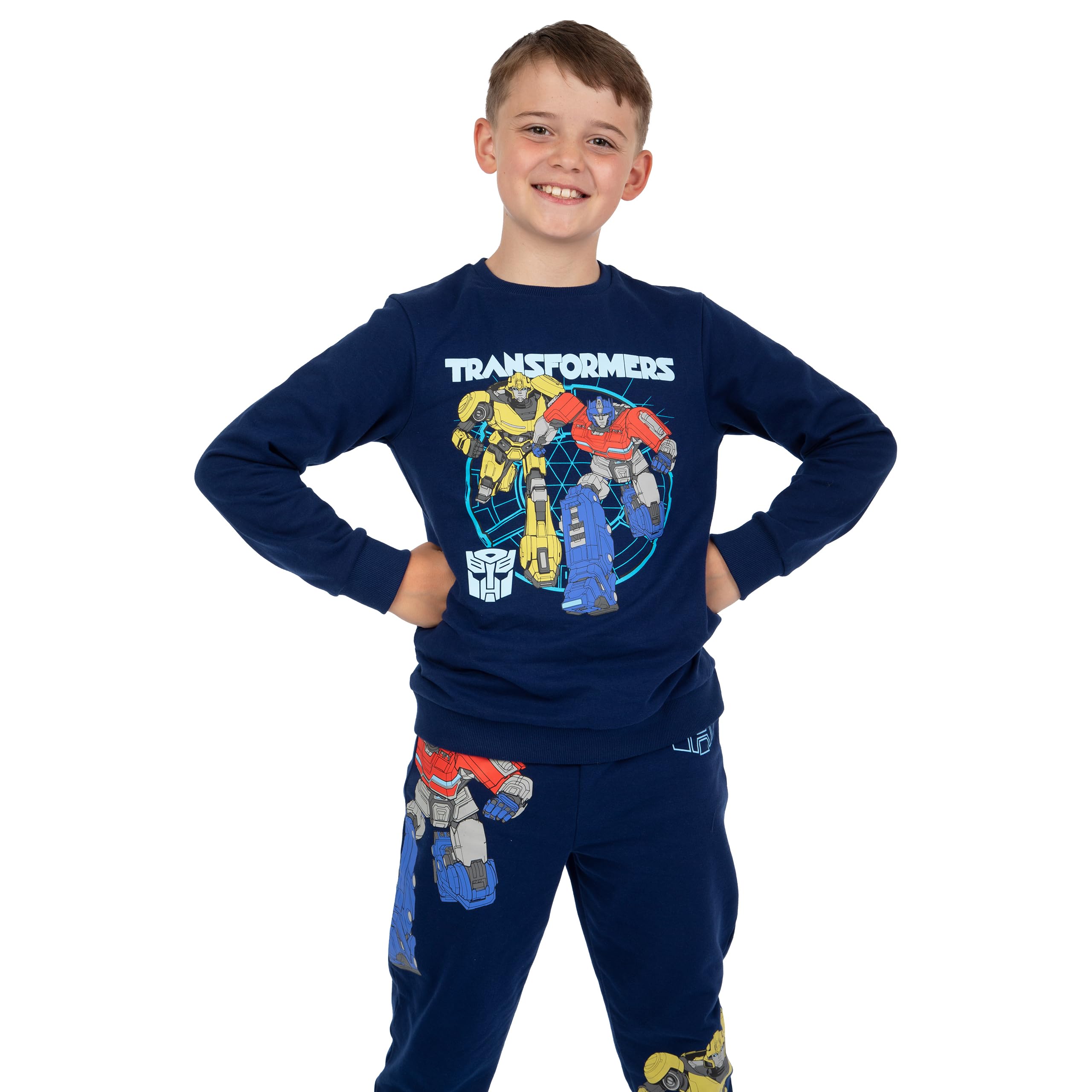 Transformers Tuta bambino Optimus Prime felpa e pantaloni 3-4 anni