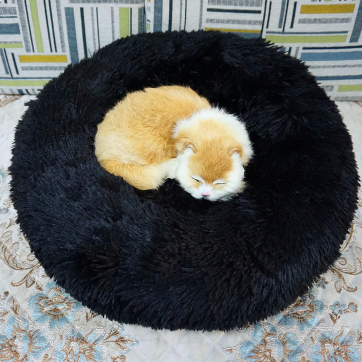 ToyalFriends Pet Beds Classic Cuscino Nero 40cm Lavabile