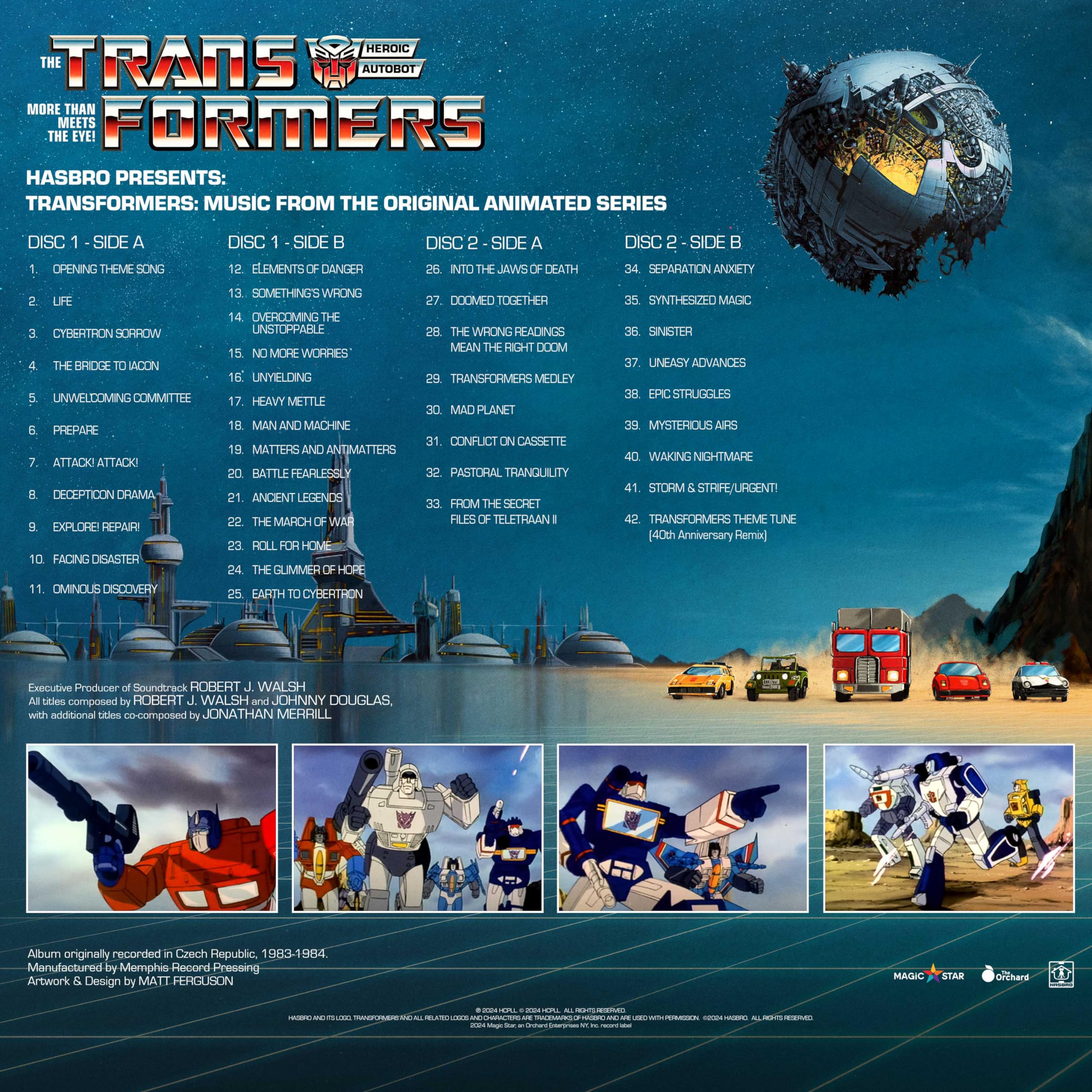 Transformers Movies & Home Video Music Original Animated Series vinile