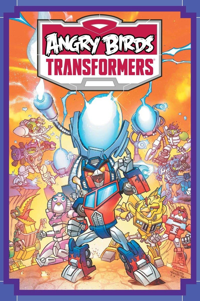 Transformers Angry Birds Age of Eggstinction fumetto graphic novel