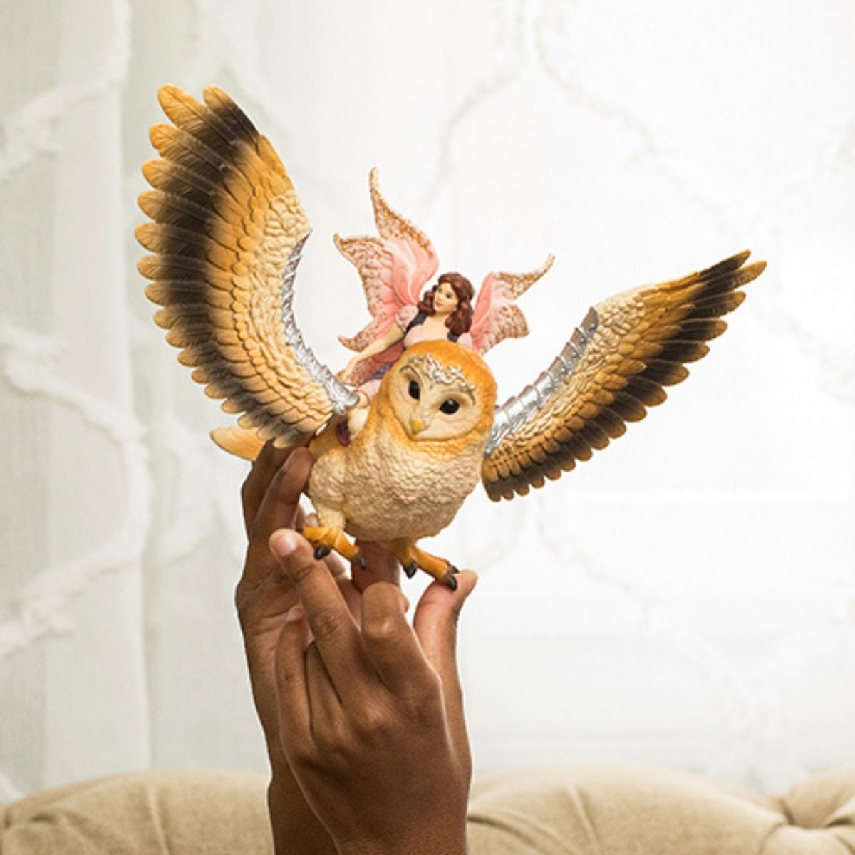 Schleich Bayala Fata Glam-Owl Set 2 Pezzi Action Figure