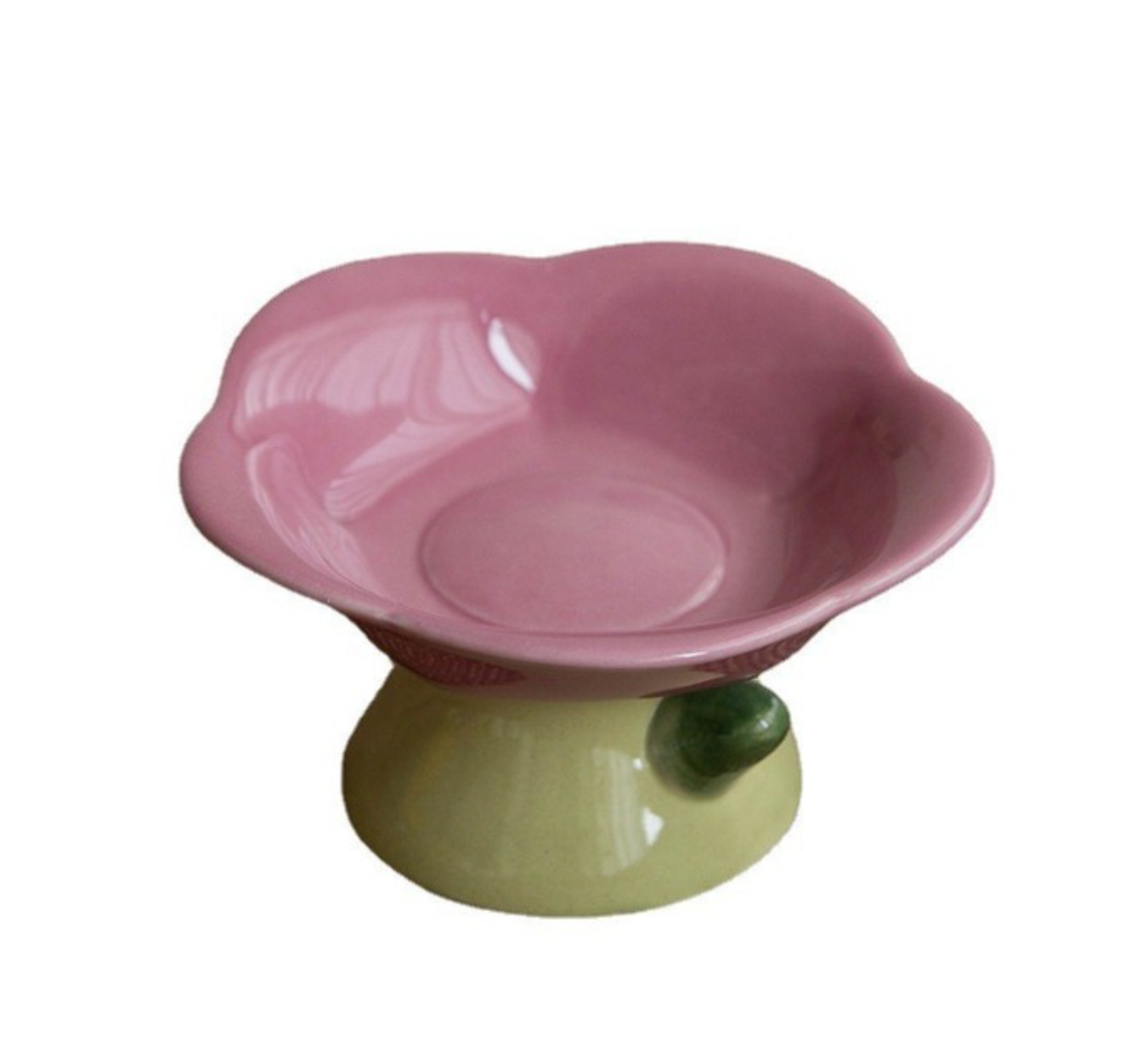 ToyalFriends Pet Beds Fiore Ciotola Ceramica Rosa 13,5cm