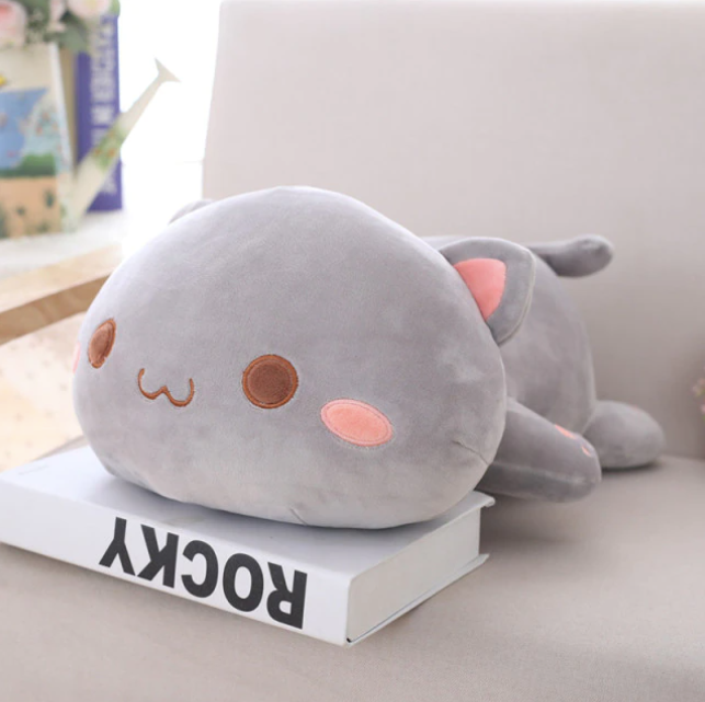 ToyalFriends Cats Gatto Peluche Morbido 35cm Bianco Occhi Aperti