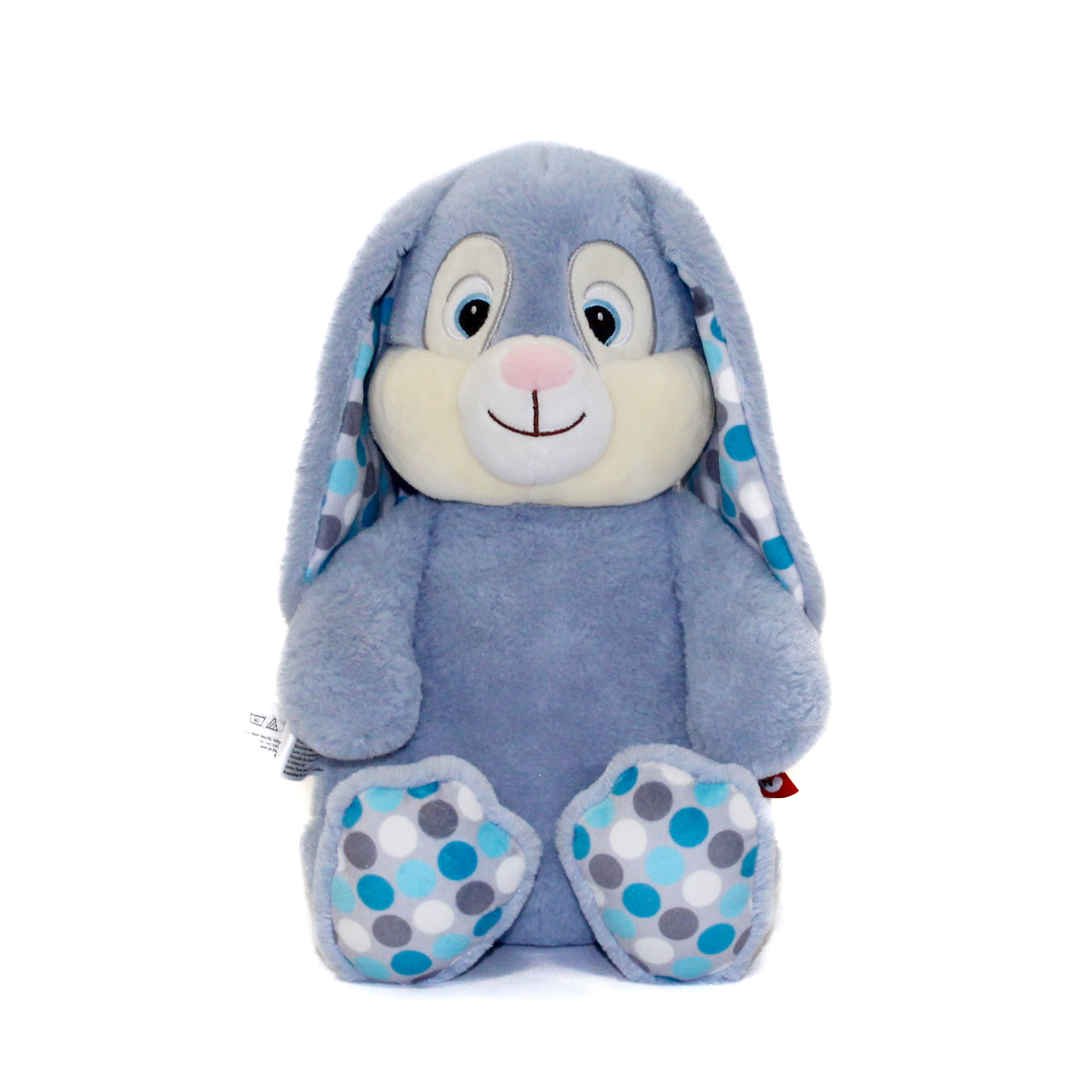 Cubbies Teddies Blue Bunny peluche coniglio blu pois